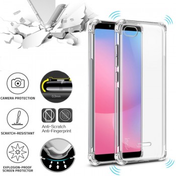 Silikoninis-Anti shock 0.6 mm. storio dėklas (REDMI 6A)